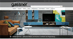 Desktop Screenshot of moebelgassner.de